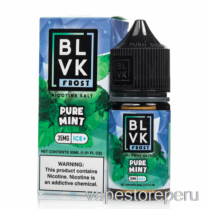 Vape Smoke Pure Mint - Sales Heladas Blvk - 30ml 35mg